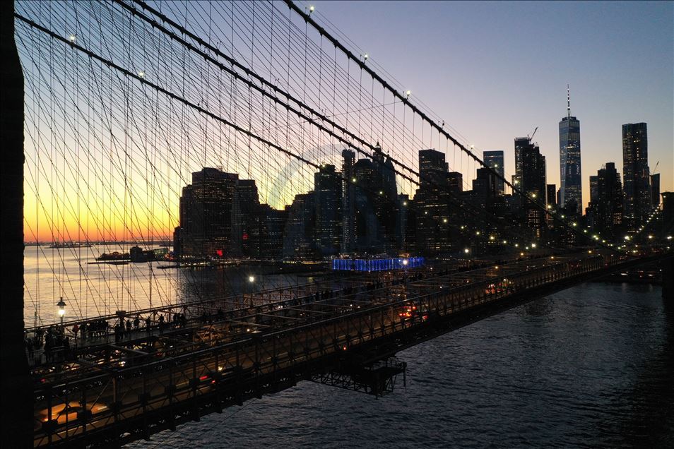 New York'da gün batımı