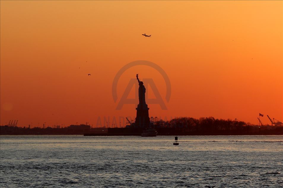 New York'da gün batımı