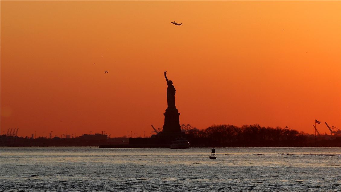 Sunset in Brooklyn, New York