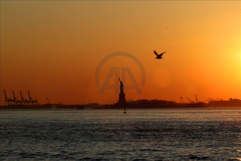 New York'da gün batımı