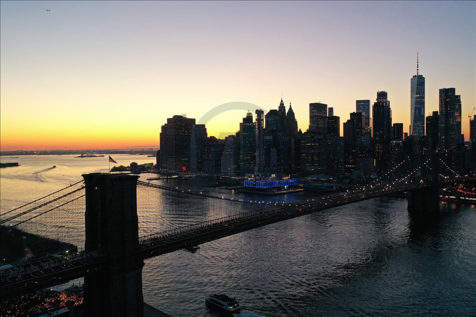 New York'da gün batımı