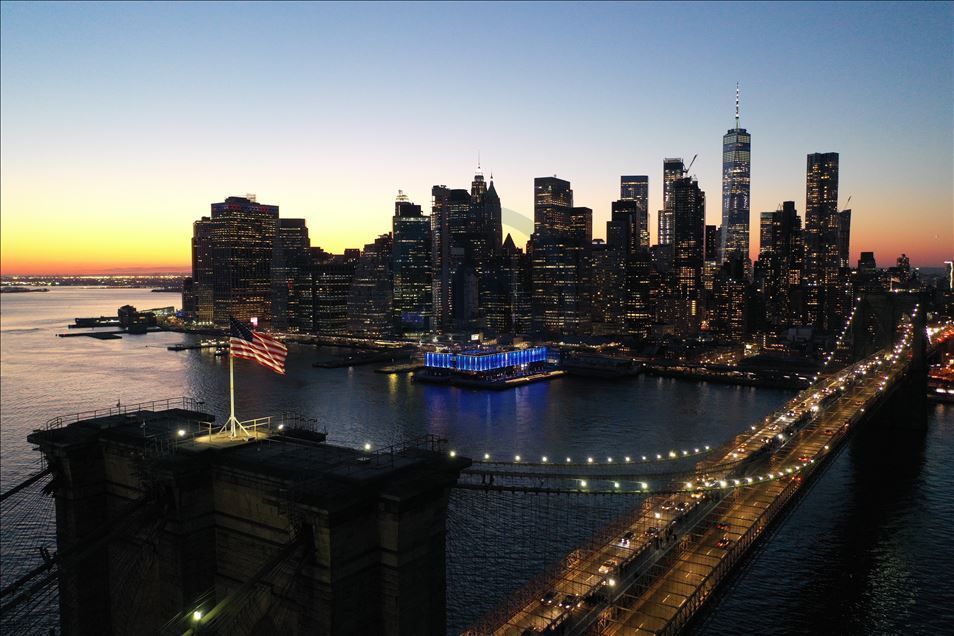 New York'da gün batımı