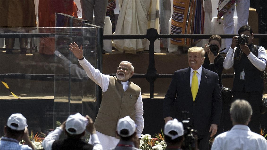 U.S. President Donald Trump in India