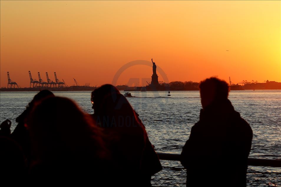 New York'da gün batımı