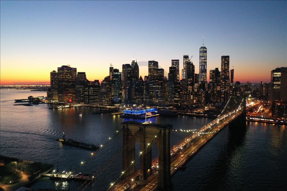 New York'da gün batımı