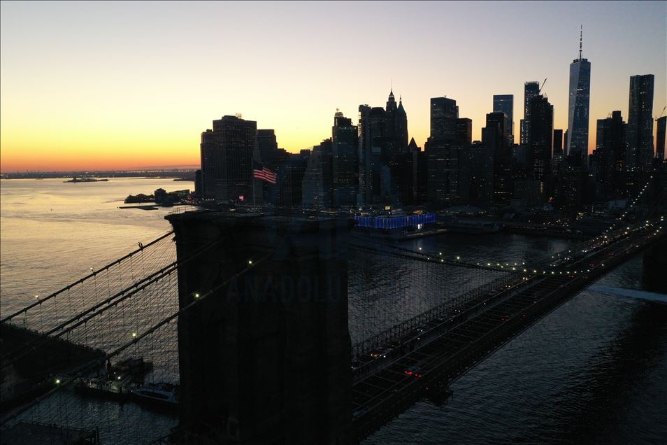 New York'da gün batımı