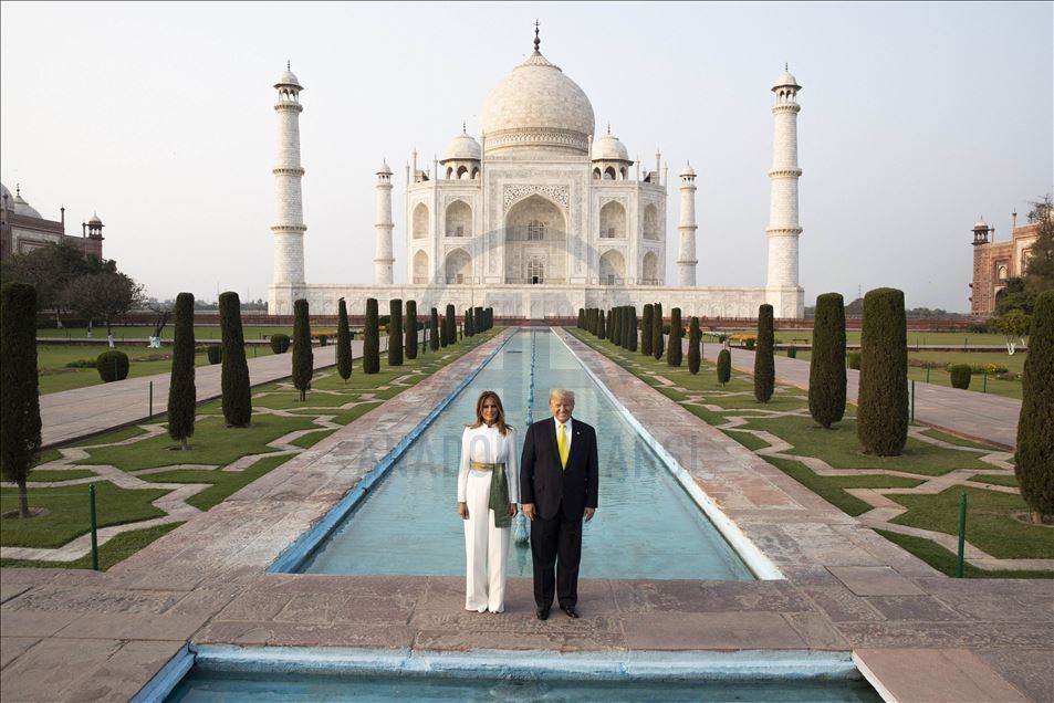 Donald Trump at Taj Mahal