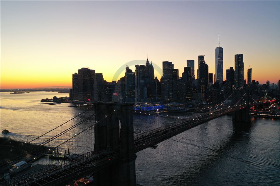 New York'da gün batımı