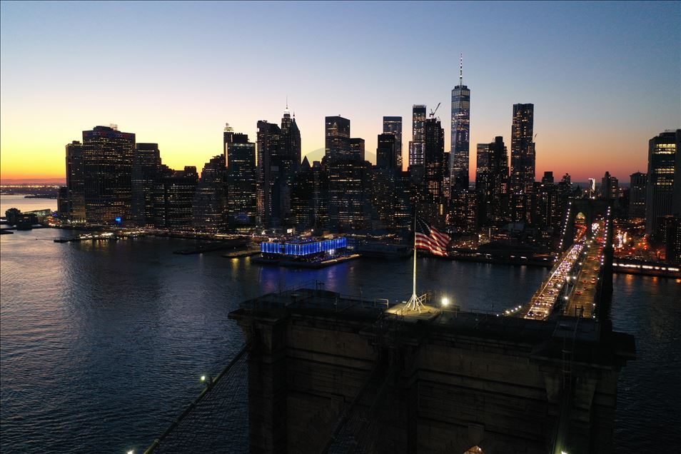New York'da gün batımı