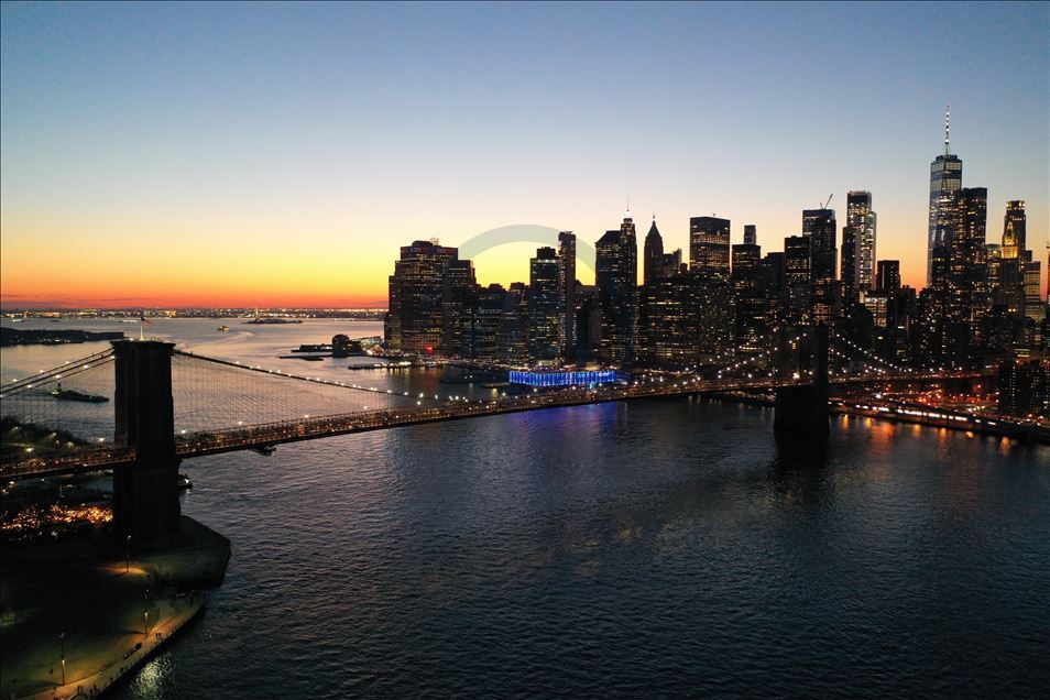 New York'da gün batımı