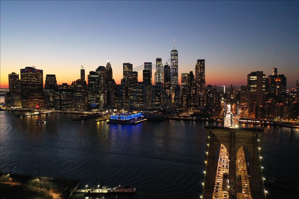 New York'da gün batımı