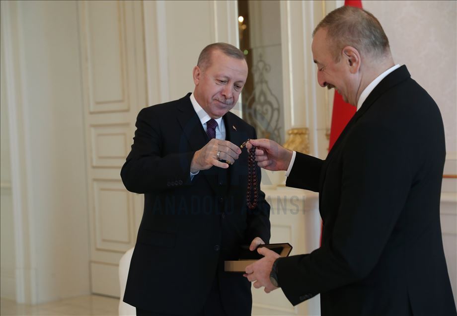 Cumhurbaşkanı Recep Tayyip Erdoğan, Azerbaycan'da