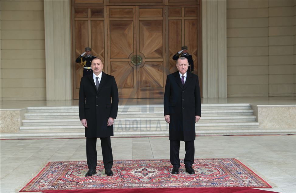 Turkish President Recep Tayyip Erdogan in Azerbaijan