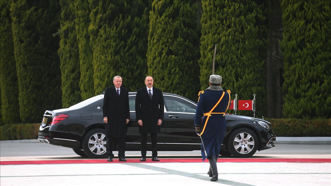 Turkish President Recep Tayyip Erdogan in Azerbaijan