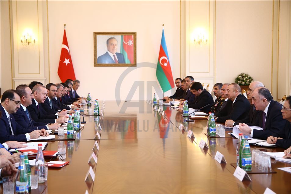 انطلاق اجتماع مجلس التعاون الاستراتيجي بين تركيا وأذربيجان

