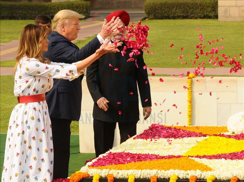 U.S. President Donald Trump in Delhi