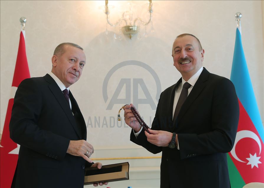Cumhurbaşkanı Recep Tayyip Erdoğan, Azerbaycan'da