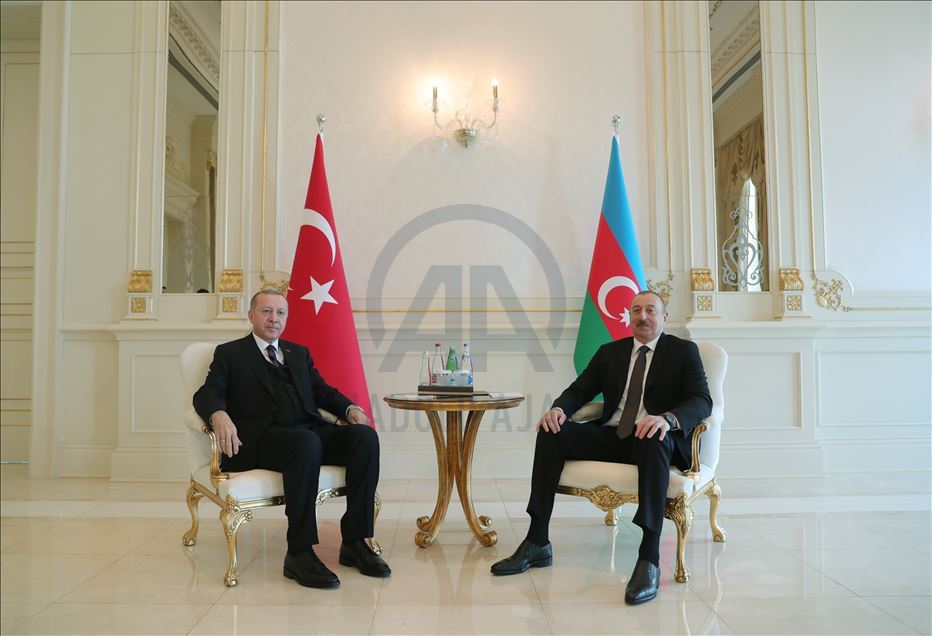 Turkish President Recep Tayyip Erdogan in Azerbaijan