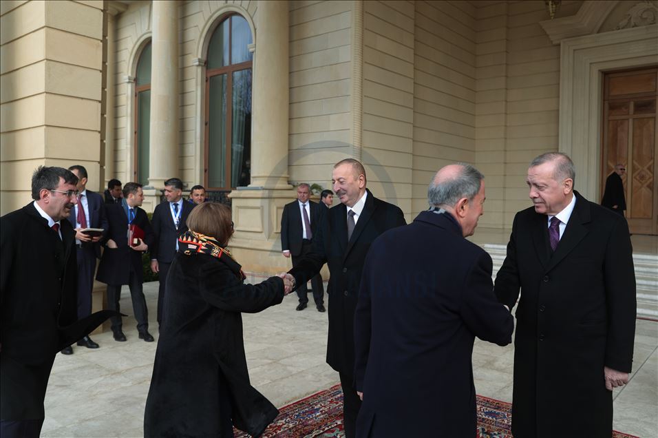 Cumhurbaşkanı Erdoğan Bakü'de