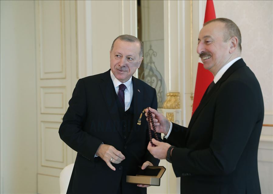 Cumhurbaşkanı Recep Tayyip Erdoğan, Azerbaycan'da