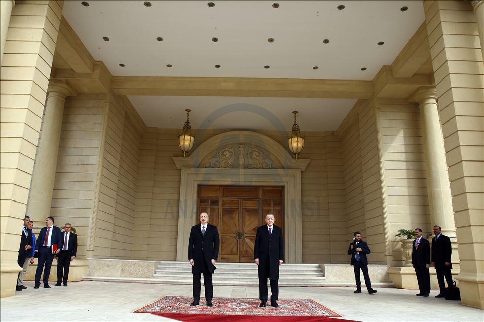 President of Turkey Recep Tayyip Erdogan in Azerbaijan