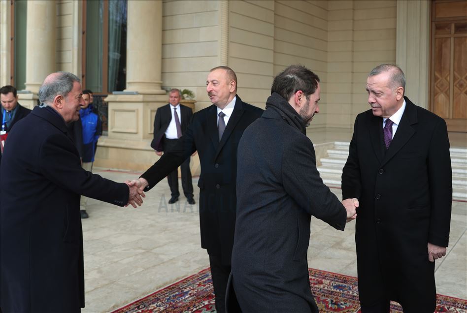 Cumhurbaşkanı Erdoğan Bakü'de