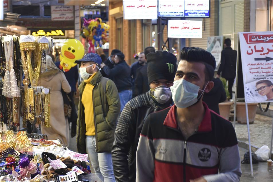 Irak'ın Kerkük kentinde koronavirüs tedbirleri