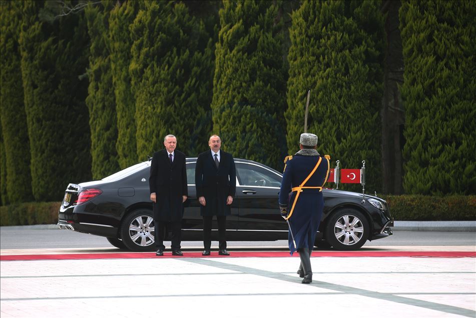 Cumhurbaşkanı Erdoğan Bakü'de
