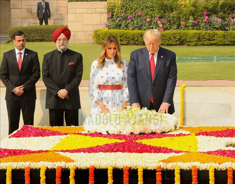 U.S. President Donald Trump in Delhi