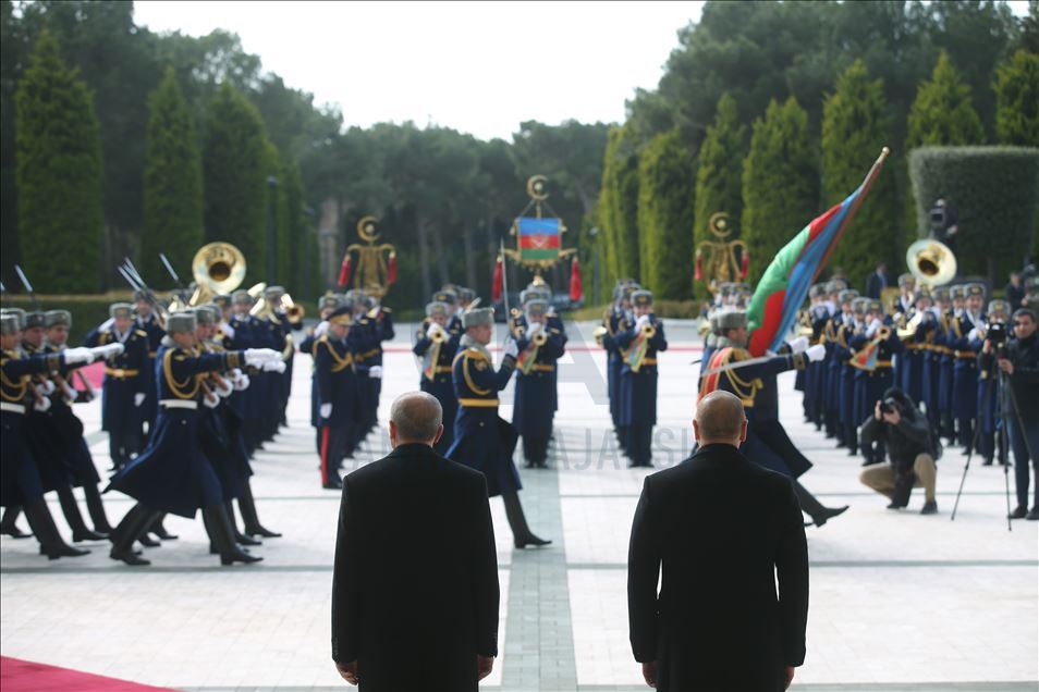 Turkish President Recep Tayyip Erdogan in Azerbaijan