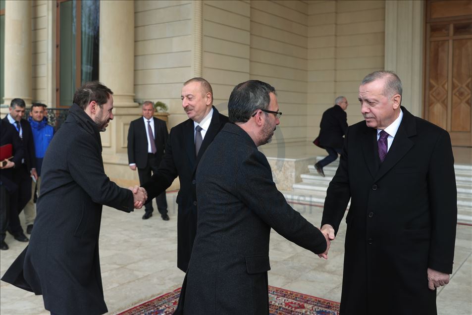Cumhurbaşkanı Erdoğan Bakü'de