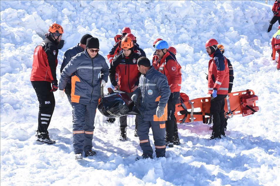 Erciyes Kayak Merkezi'nde çığ tatbikatı yapıldı