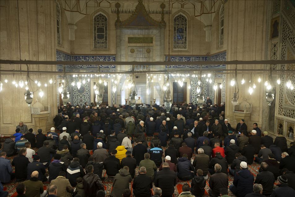 مراسم «لیله الرغائب» در ادیرنه ترکیه