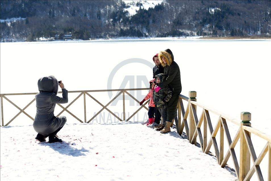The beauty of snow in Turkey's Abant and Golcuk
