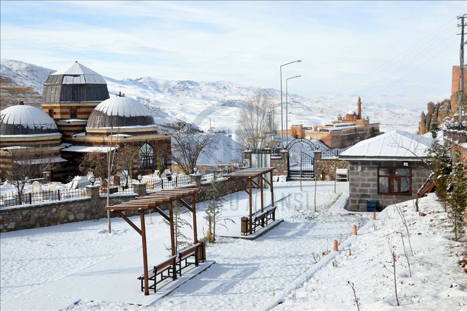 Winter beauty at Ishak Pasha Palace in Turkey's Agri