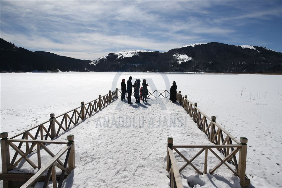 The beauty of snow in Turkey's Abant and Golcuk