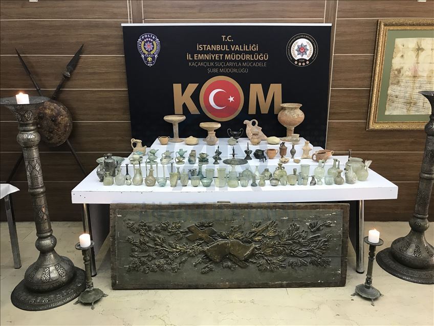 إسطنبول.. ضبط أكثر من 3 آلاف قطعة أثرية في 11 عملية أمنية