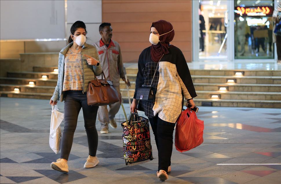 Coronavirus precautions in Iraq's Baghdad
