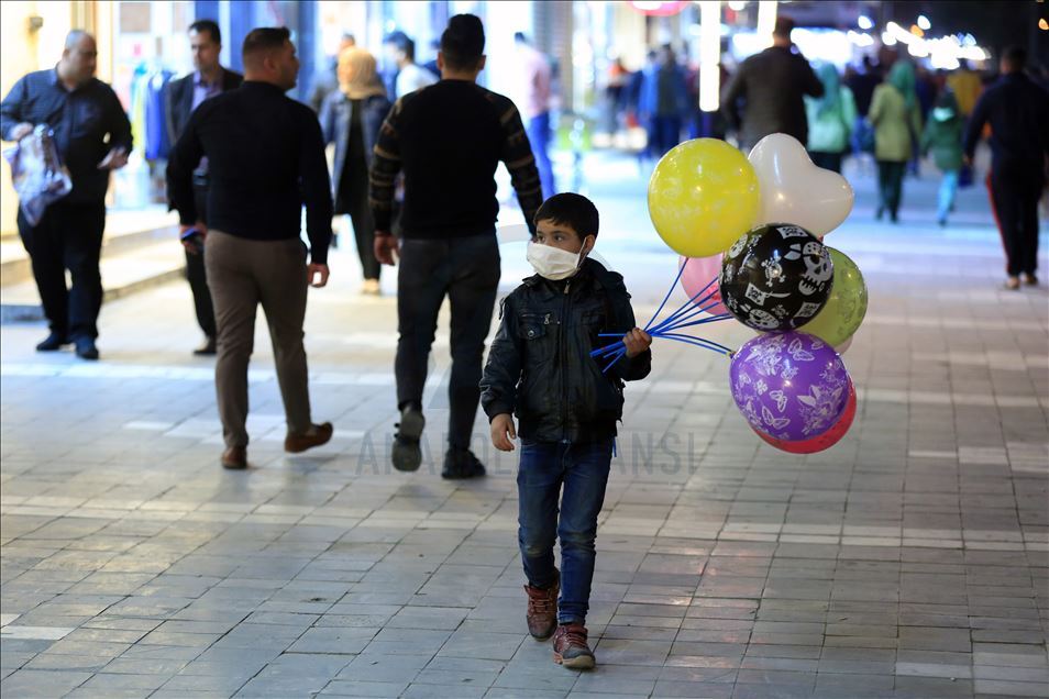 Coronavirus precautions in Iraq's Baghdad