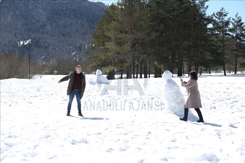 The beauty of snow in Turkey's Abant and Golcuk