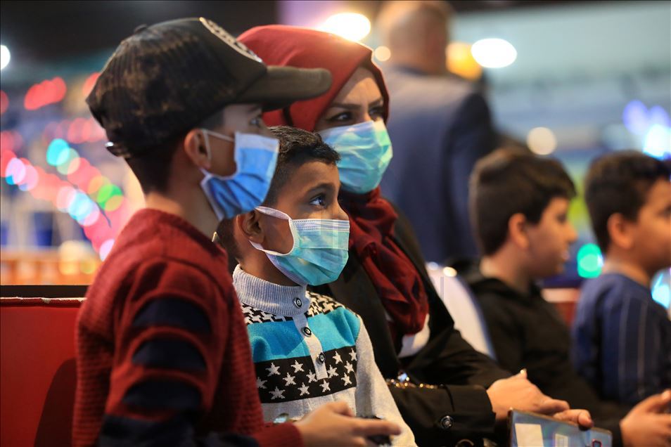 Coronavirus precautions in Iraq's Baghdad