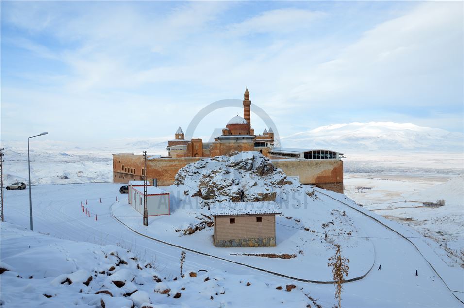 Winter beauty at Ishak Pasha Palace in Turkey's Agri
