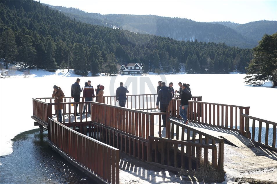 The beauty of snow in Turkey's Abant and Golcuk