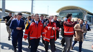 Sağlık Bakanı Fahrettin Koca, Dilucu Sınır Kapısı'nı ziyaret etti