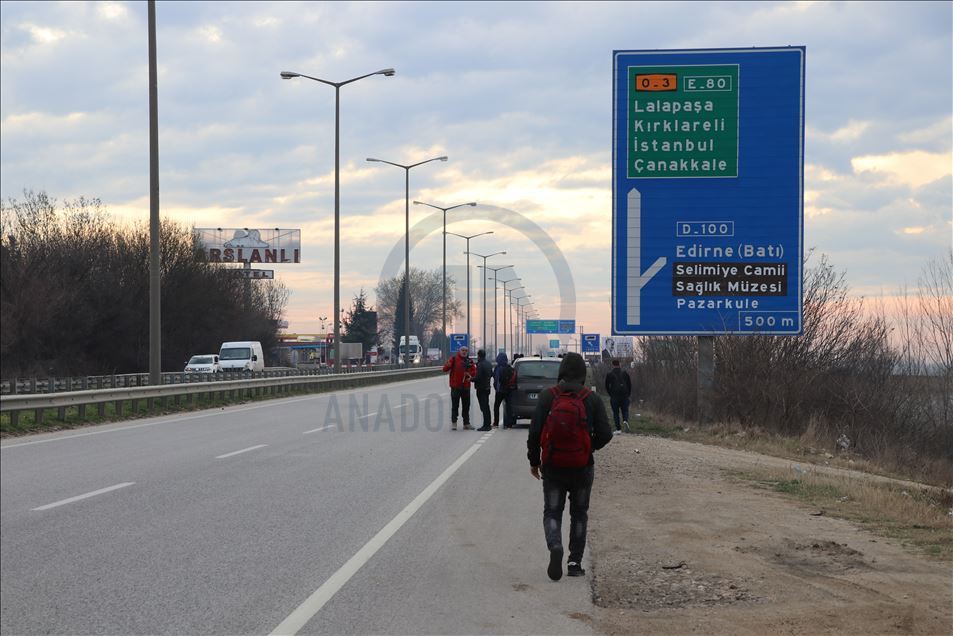 Edirne’de düzensiz göçmen hareketliliği arttı