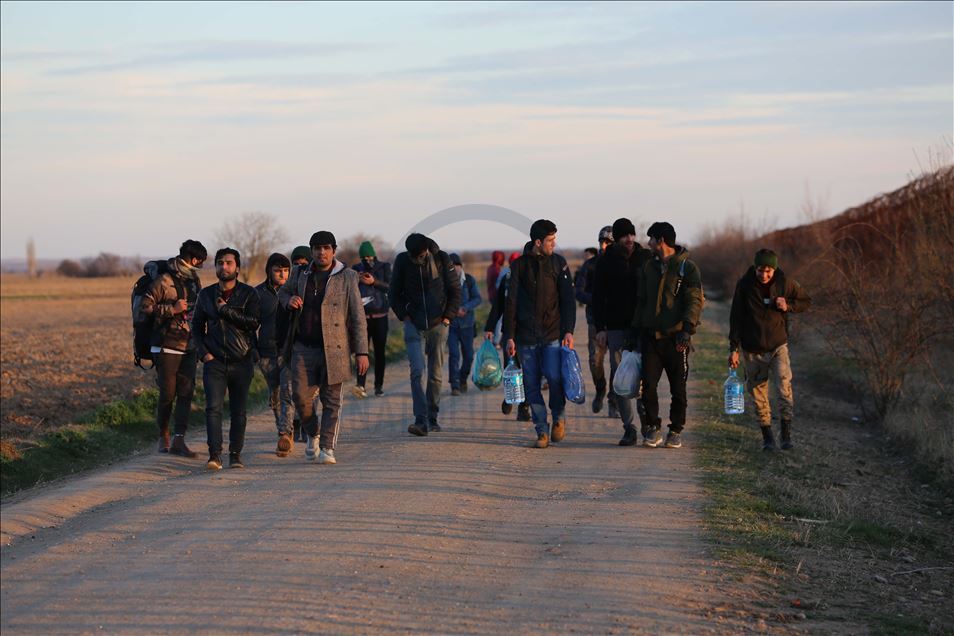 Edirne’de düzensiz göçmen hareketliliği arttı