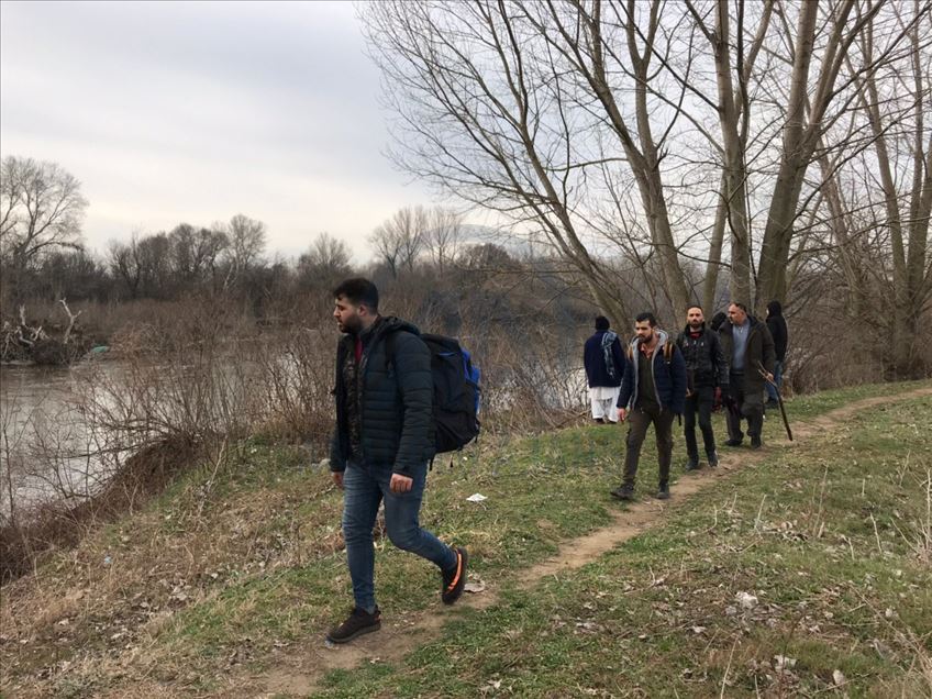 Edirne’de düzensiz göçmen hareketliliği arttı