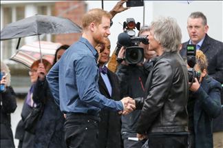 The Duke of Sussex visits Abbey Road Studios in London