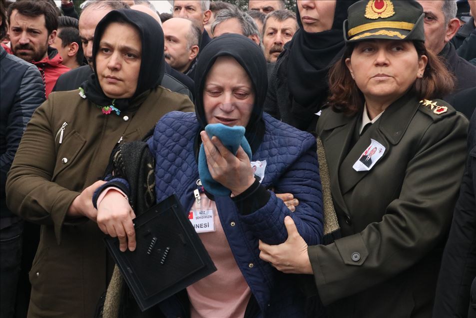 İdlib'de şehit olan Piyade Uzman Onbaşı Pekel Samsun'da son yolculuğuna uğurlandı
