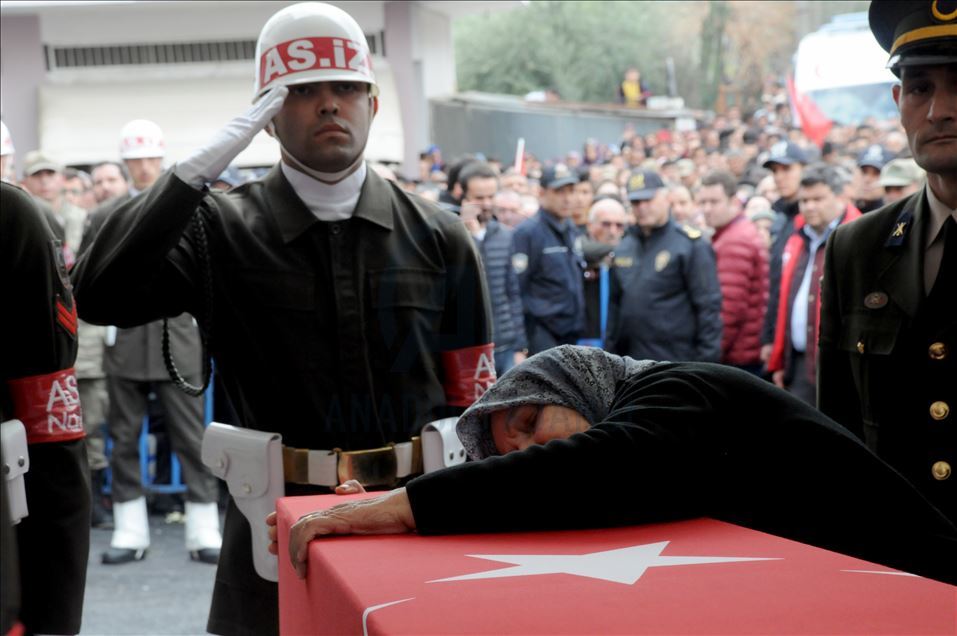 İdlib şehidi Piyade Uzman Onbaşı Batuhan Tank son yolculuğuna uğurlandı